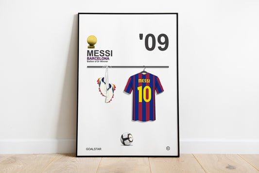 Leo Messi - Ballon d'Or Winner 2009