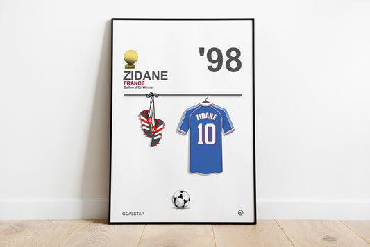 Zinedine Zidane - Ballon d'Or Winner 1998