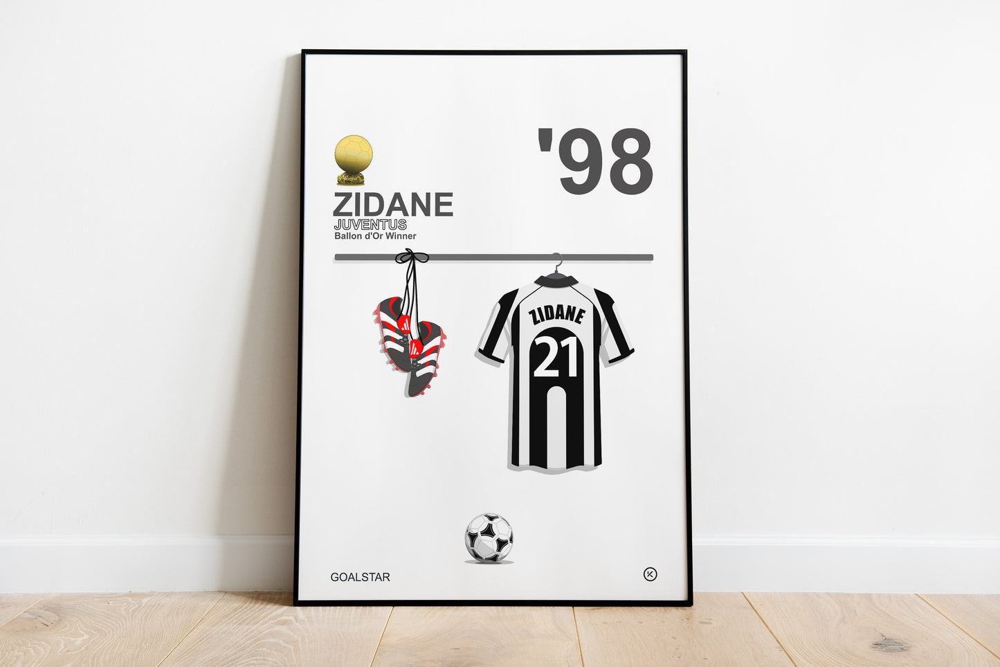 Zinedine Zidane - Ballon d'Or Winner 1998
