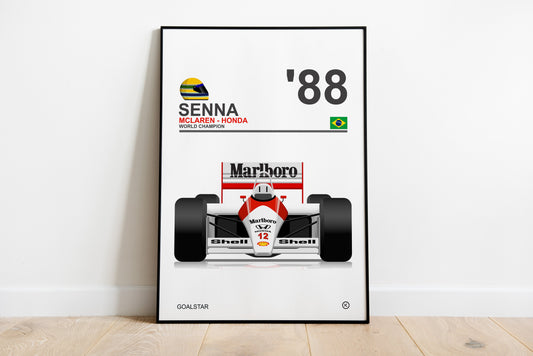 Ayrton Senna - F1 World Champion 1988